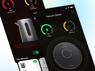 Smart home - UI concept branding design illustration logo minimal typography ui ux web website