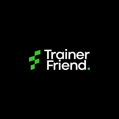 Trainerfriend logo branding design graphic design illustration logo typography vector