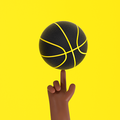Basketball Spinning 3d after effects animation ball ball spinning basketball c4d cinema4d gif kobe kobe byran motion spinning