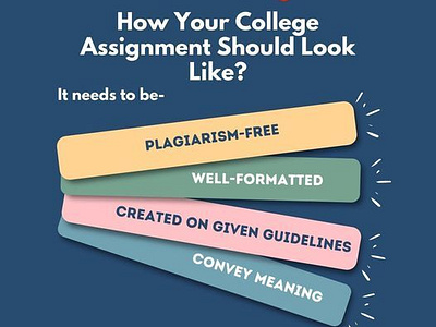 How Your College Assignment Should Look Like? by Jane Wilson on Dribbble