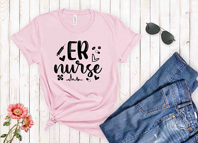 ER Nurse, Nurse SVG clipart cut file design graphic design graphic tees merch design nurse cut file nurse design nurse life svg nurse shirt design nurse svg nurse svg design nurse t shirt design svg svg cut file svg design t shirt designer tshirt design typography typography tshirt design