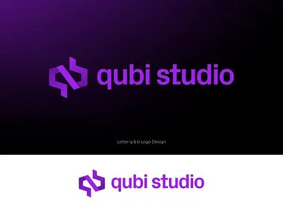 QB Logo design - Website Logo app logo brand identity branding crypto logo design gradient logo illustration infinite logo logo logo design minimal minimalism minimalist modern logo nft logo q logo b logo qb logo studio logo symbol website logo
