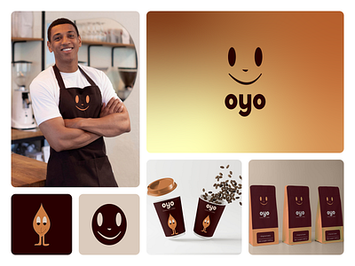 Oyo Coffe - Brand Identity brand brand identity brandidentity branding caffeine coffee flat graphic design identity logo logo design logo mark logodesign logos logotype mark minimalist logo modern logo typography vector