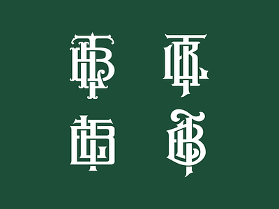 BLT Monogram Logo branding branding and identity design illustration logo logotype monogram simple design vector