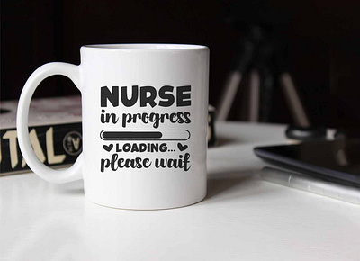 Nurse in progress loading please wait, Nurse SVG clipart cut file design graphic design graphic tees merch design nurse cut file nurse design nurse life svg nurse shirt design nurse svg nurse svg design nurse t shirt design svg svg cut file svg design t shirt designer tshirt design typography typography tshirt design