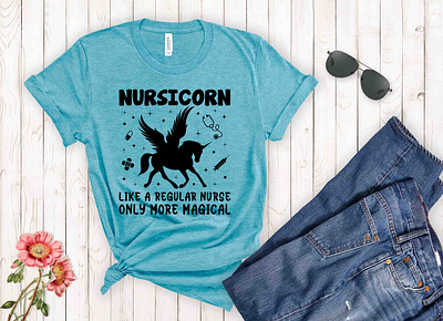 Nursicorn like a regular nurse only more magical, Nurse SVG clipart cut file design graphic design graphic tees merch design nurse cut file nurse design nurse life svg nurse shirt design nurse svg nurse svg design nurse t shirt design svg svg cut file svg design t shirt designer tshirt design typography typography tshirt design