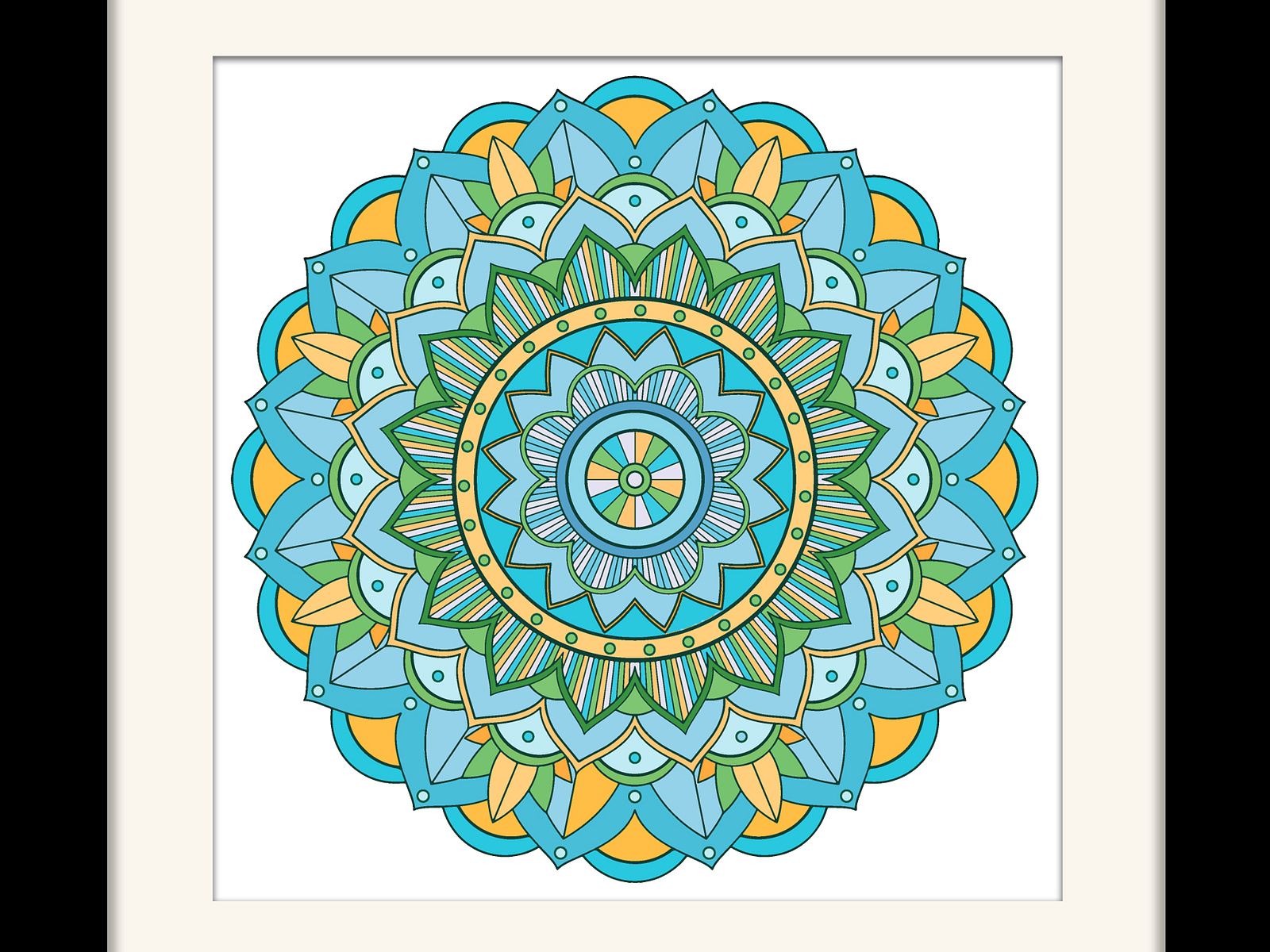 Digital Mandala Art by payal aggarwal on Dribbble