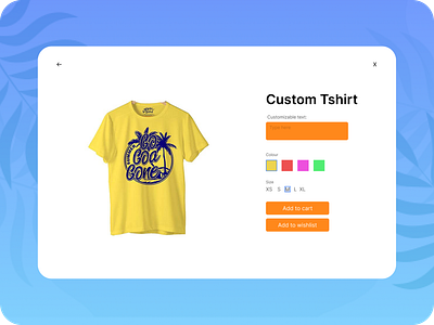 Customize Product customizeproduct dailyui day34challenge design graphic design illustration ui ux vector