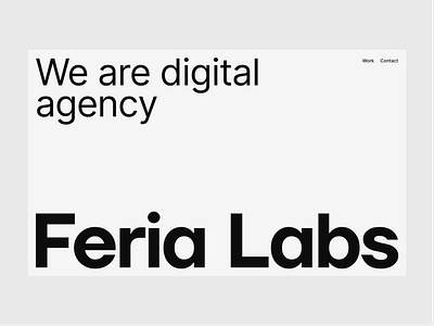 Feria Labs app branding design graphic design logo ui ux webdesign