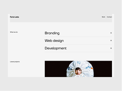 Feria Labs app branding design graphic design logo portfolio studio ui ux webdesign