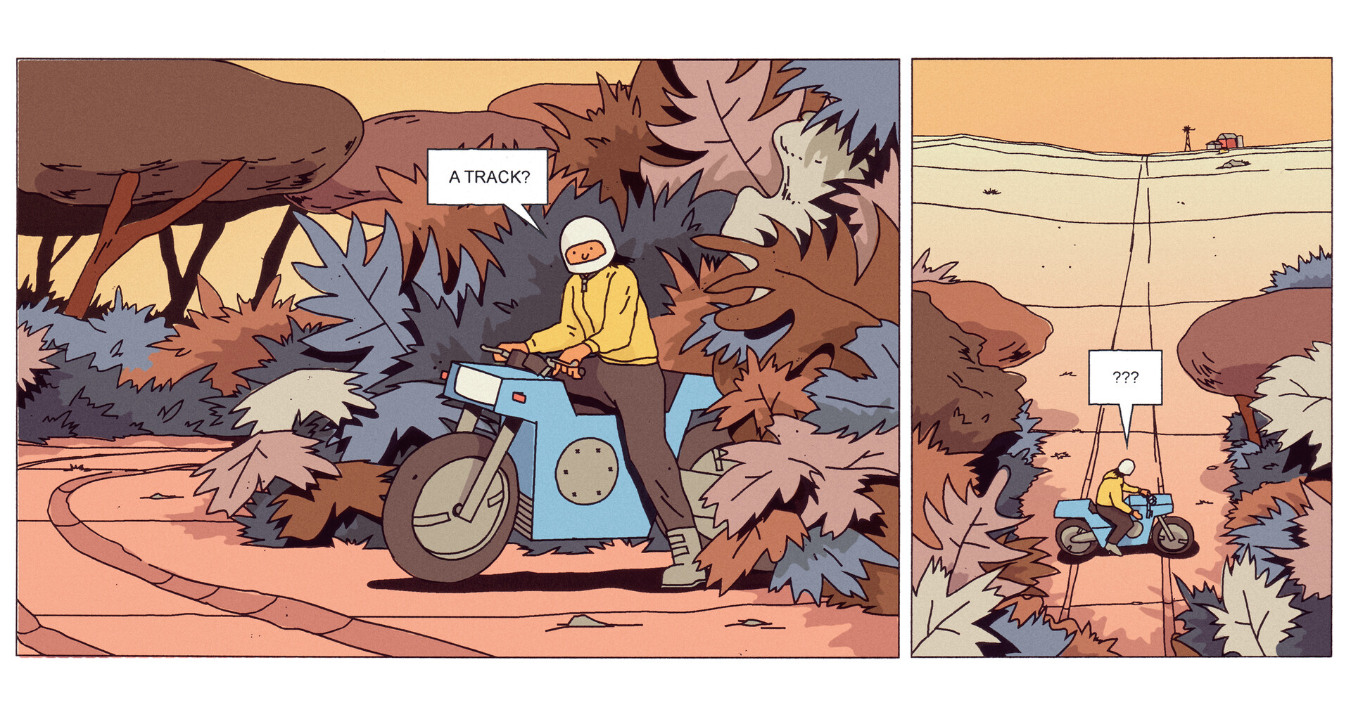 Download comic forest girl metalhurlant motorcycle planet space