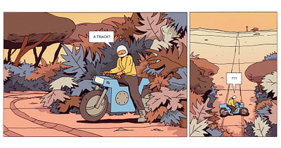 Download comic forest girl metalhurlant motorcycle planet space