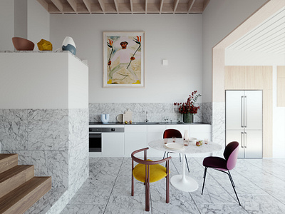 Kitchen Visualisation 3d rendering 3dsmax architectural visualisation archviz corona design interior design photorealistic render