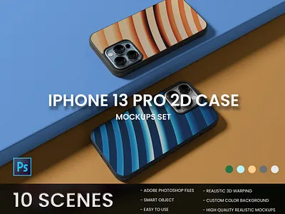 IPHONE 13 PRO 2D CASE MOCKUP SET 2d case mockup iphone iphone 13 iphone 13 pro case mockup iphone 14 iphone 14 pro case mockup iphone case mockup iphone case psd mockup mockup tough case mockup