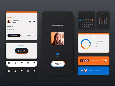 Staff app Ui style app design mobile staff ui ux