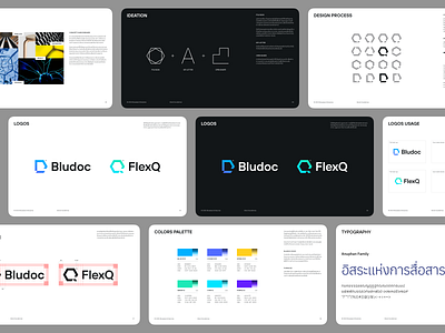 Product Brand Guideline branding color guideline logo manual presentation slide storytelling tech typography