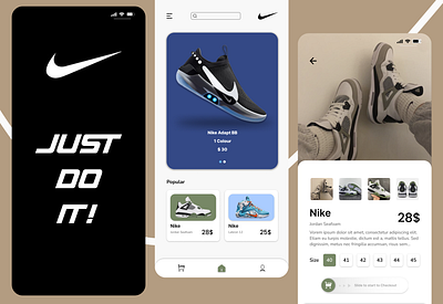 NIKE - Store Application app design ui