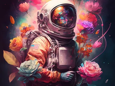 Astronaut #1 design graphic design illustration