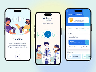 Healthcare App design healthcare ui uiux ux