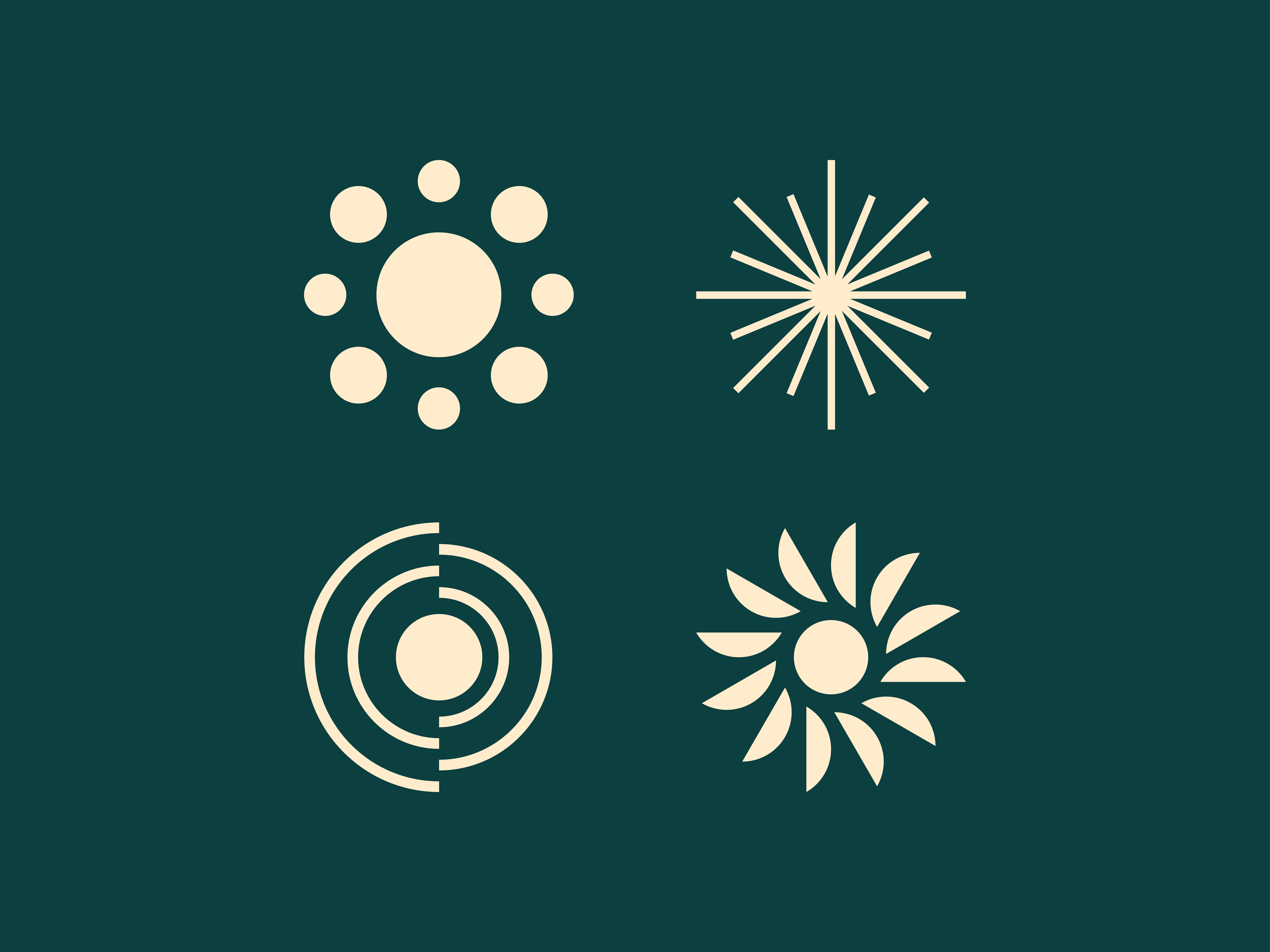 Example of Sun / Solar Logo Exploration