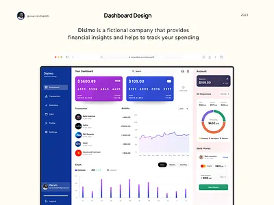Dashboard design ui