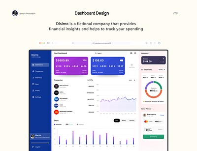 Dashboard design ui