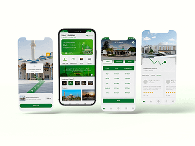 Islamic App UX/UI app design figma islamic mobile app mobile appliction ux