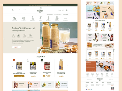 Kocamaar Farm E-commerce design e commerce fashion food graphic design illustration interaction interface minimal product slider ui ux web