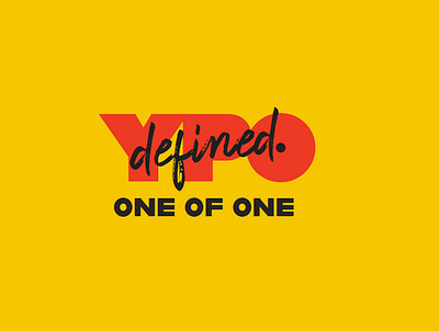 YPO defined branding design graphic design logo type