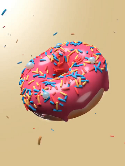 Blender donut animation 3d animation blender donut