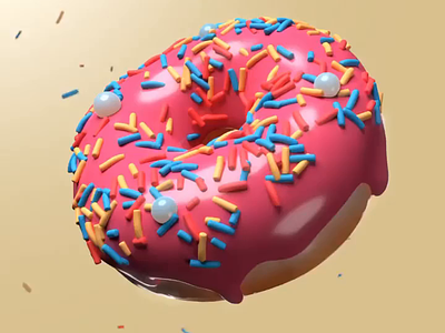 Blender donut animation 3d animation blender donut