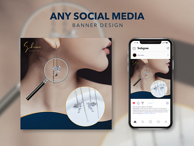 Jewelry Social Media Design facebook graphic design illustrator jewelry photoshop social media