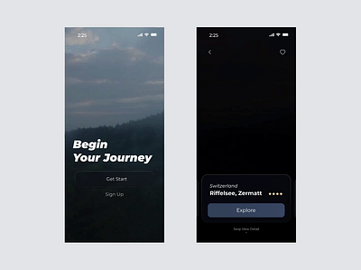 Travel Mobile - App app design designer figma graphic design mobile travel ui ui deisgn ux uxdesign video