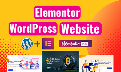 I will be your elementor expert for wordpress elementor website branding elementorwebsite landingpage webdesing webdevelopment websitedesign wordpress wordpresswebsite