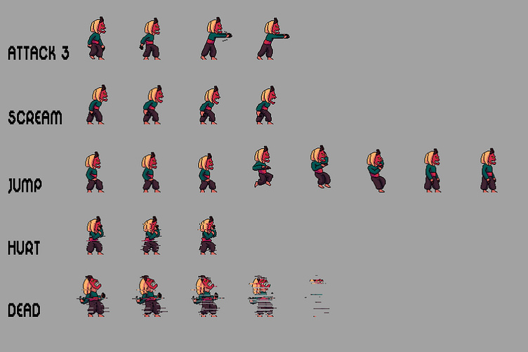 Free Ghost Pixel Art Sprite Sheets by 2D Game Assets on Dribbble