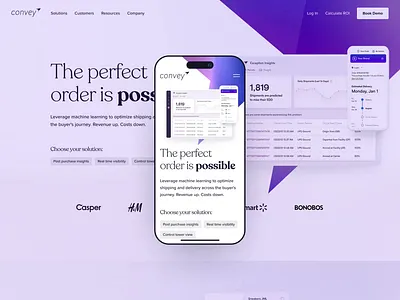 Convey Website Redesign animation colorful design gradient mobile video web webdesign website
