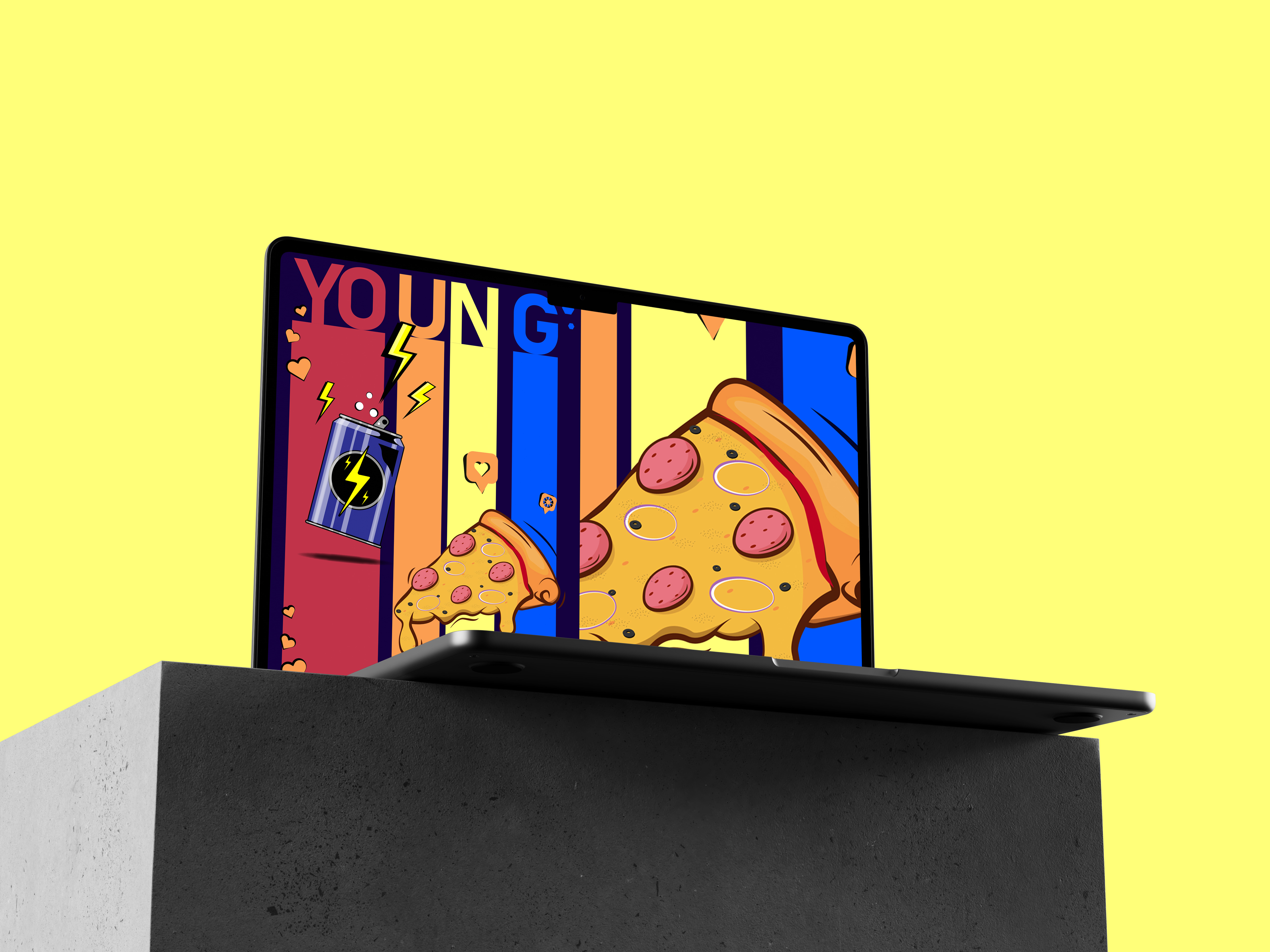 Youth poster, cover. design graphic design illustration poster vector