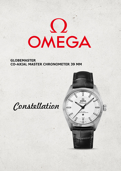 Реклама часов omega выполненная в рамках курса Истории дизайна by Alex ...