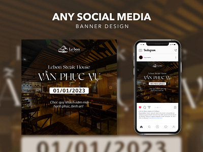 Notification | Social Media Design graphic design illustrator notification photoshop restaurent social media