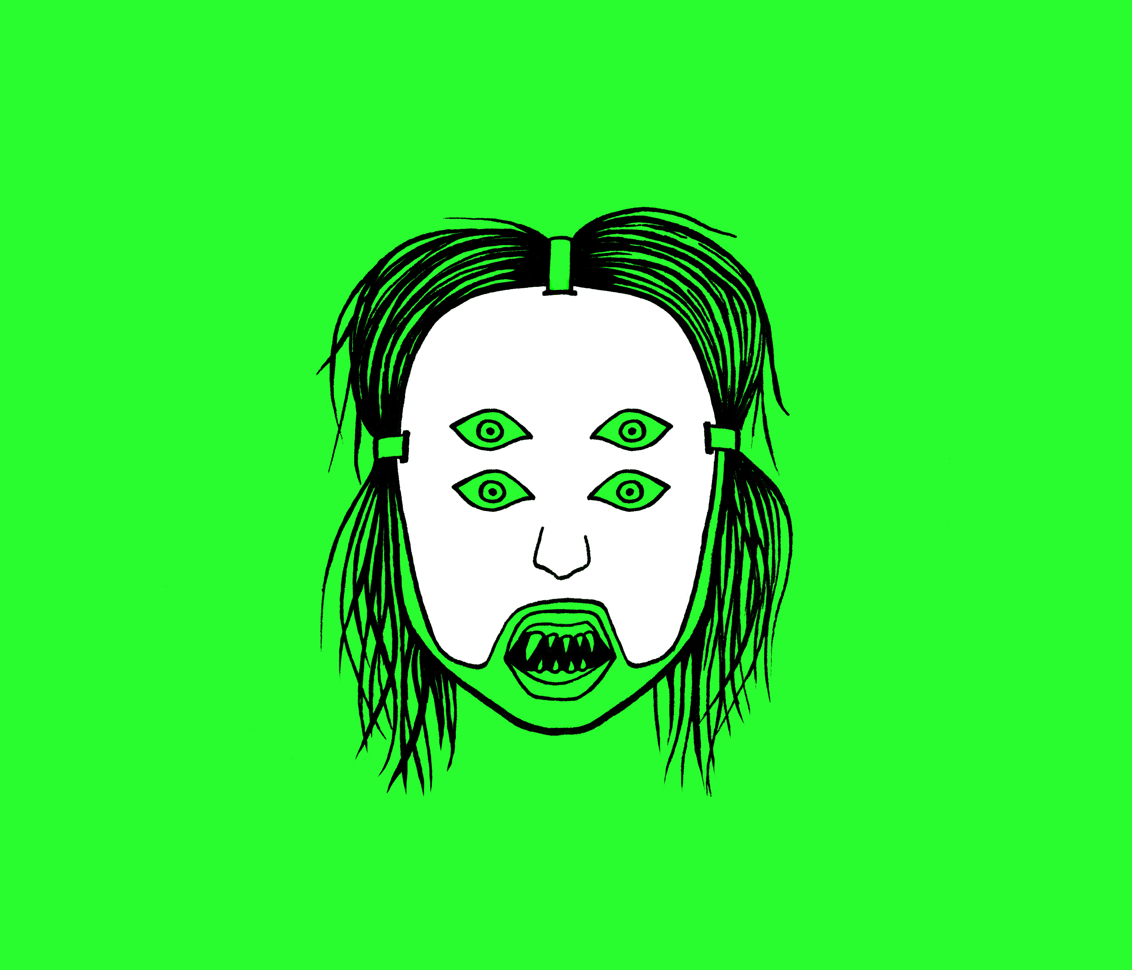 Terrordrome hand drawn illustration horror horror illustration identity illustration logo podcast podcast cover podcast cover illustration podcast logo surreal surreal illustration