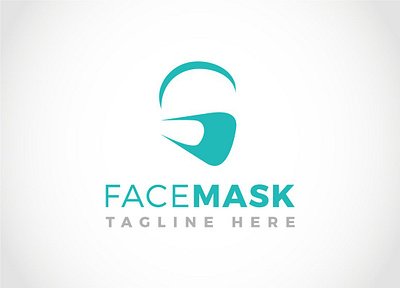 Abstract Facial Mask Logo Design equipment