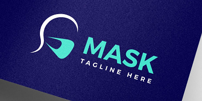 Creative Abstract Facial Mask Logo Design equipment