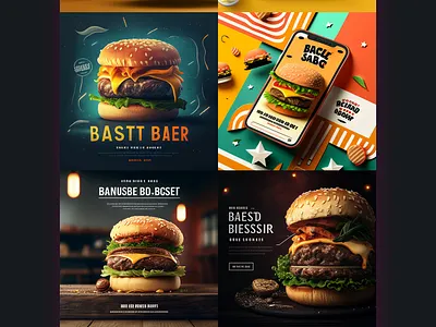 The Midjourney AI | Social Media Post Design banner design design facebook post design food banner graphic design graphicdesign social media social media post design socialmedia ui web banner