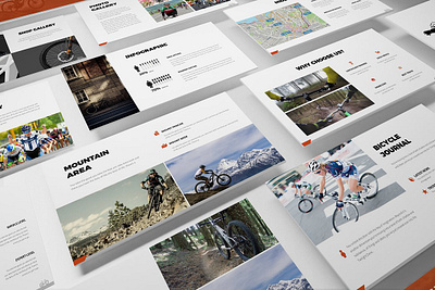 Bicycle Powerpoint Presentation #07 app branding design graphic design illustration logo typography ui ux vector