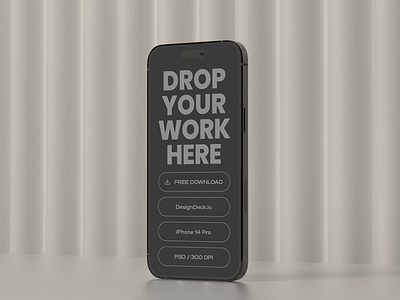 Free iPhone 14 Pro Mockup - B02 branding device free mockup laptop macbook macbook air macbook mockup mock up mockup mockup design mockups psd ui