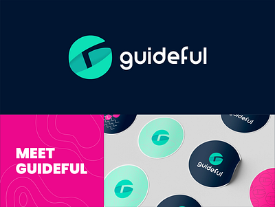 guideful | Brand branding design graphic design illustration logo product design ui ux vector