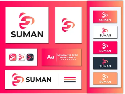 Modern Brand Logo 3d animation brand design branding design graphic design icon illustration logo logo design motion graphics musiclogo s latter logo slogo type ui ux vector