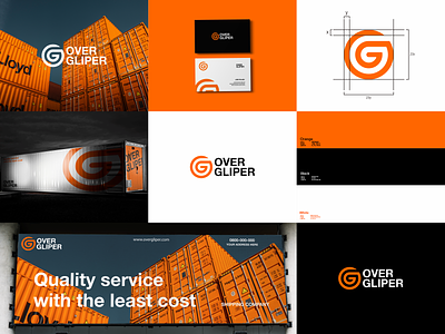 Over Gliper Logo branding design graphic design illustration illustrator lettering logo monogram ui vector