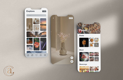 Image Gallery UI Design design ios app mobile app ui