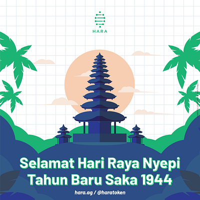 2022 HARA - Instagram Post - Nyepi 2022 design graphic design vector